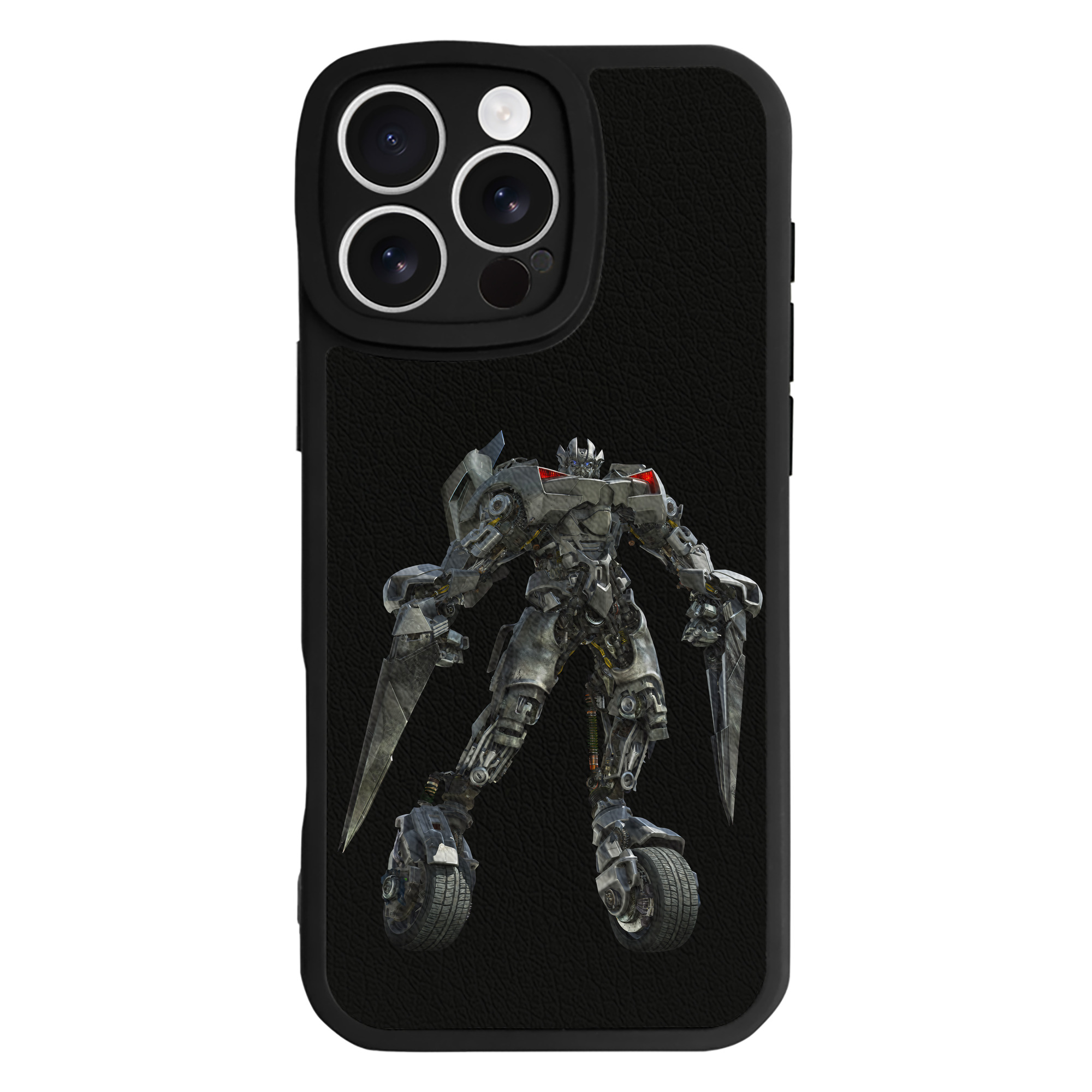 （画像用） Transformers トランスフォーマー 【iPhone 16シリーズ対応】シリコンスマホケース（レザー調） 材質：シリコン